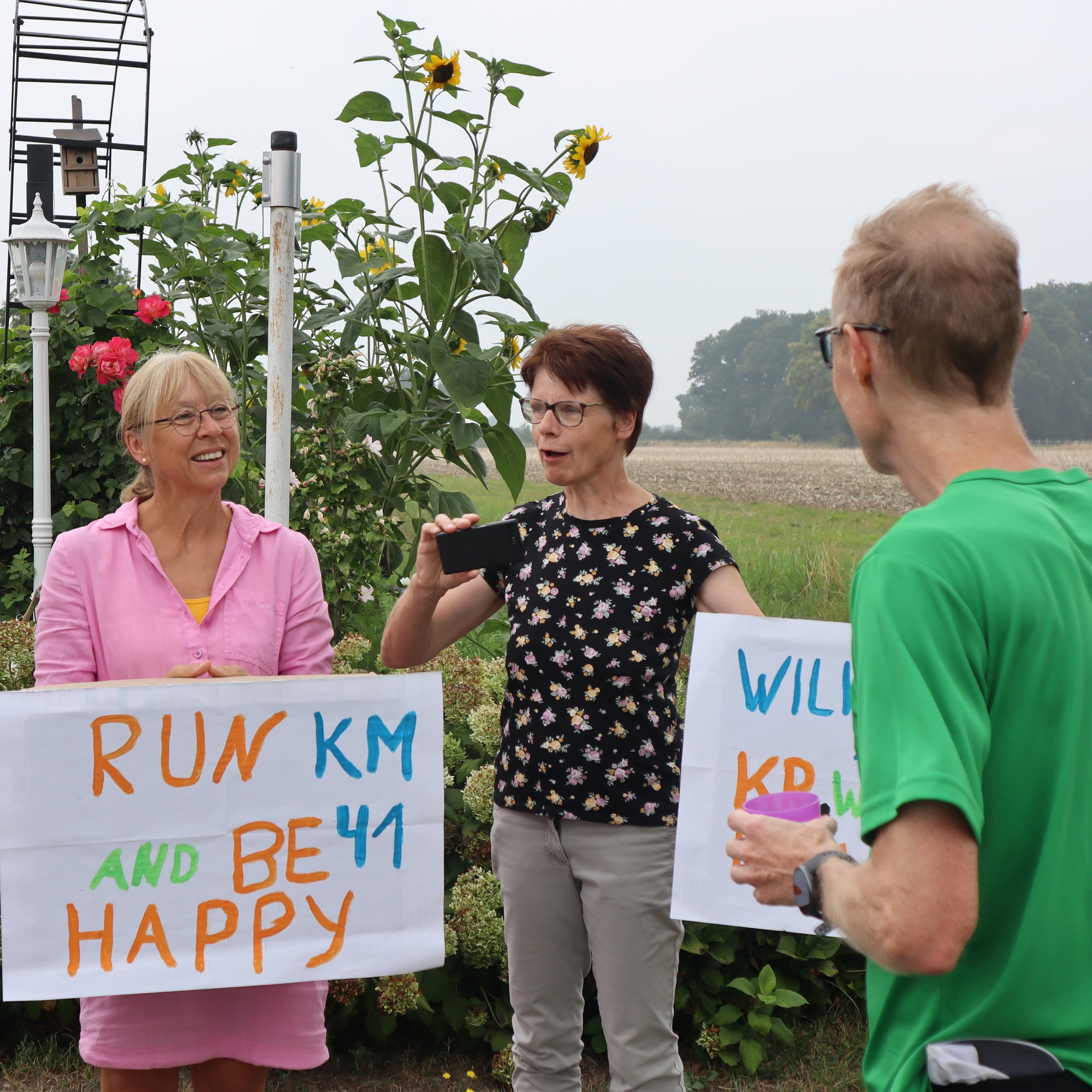 Andreas läuft beim 16. Spendenmarathon durch Salzkotten
