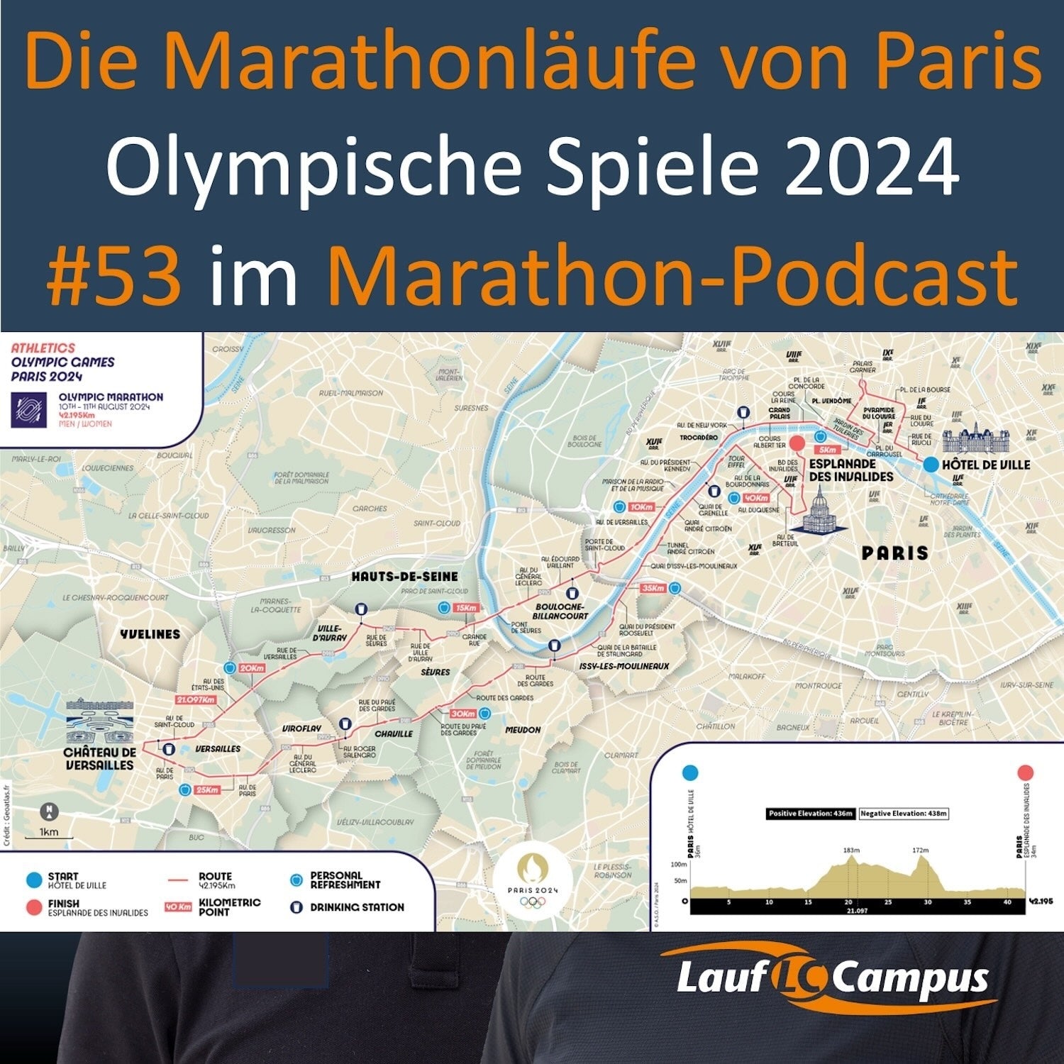 Olympischer Marathonlauf in Paris 2024