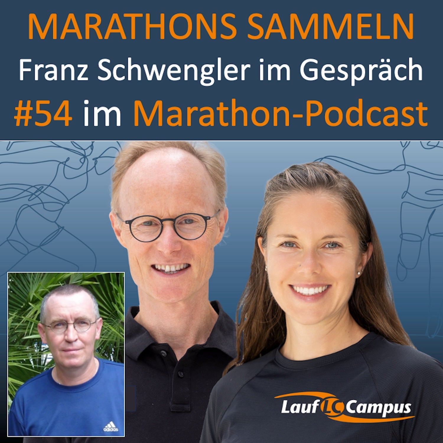 Franz Schwengler erzählt im Marathon Podcast von seiner Leidenschaft, Marathons zu sammeln