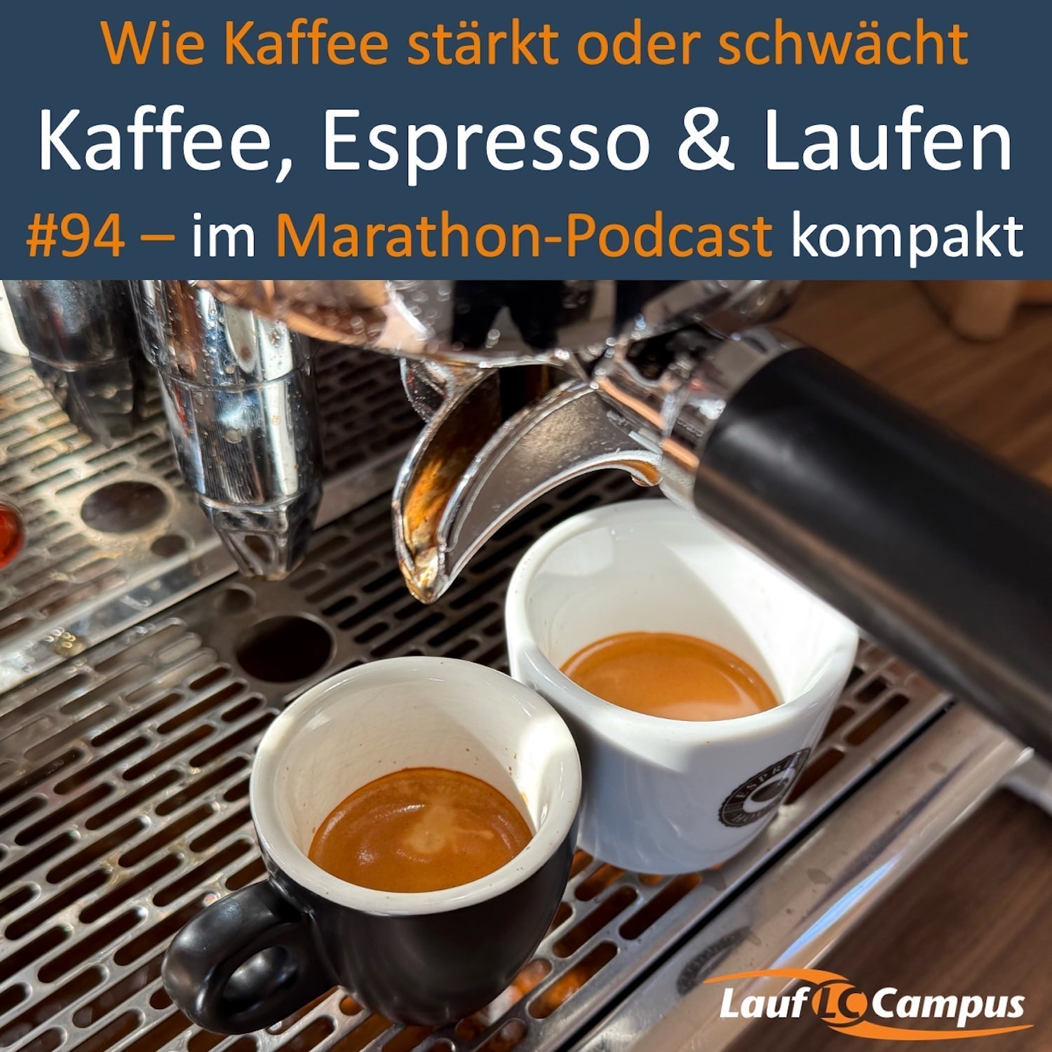 Podcast zu Espresso und Laufen im Kontext zu Laufen und Ausdauersport