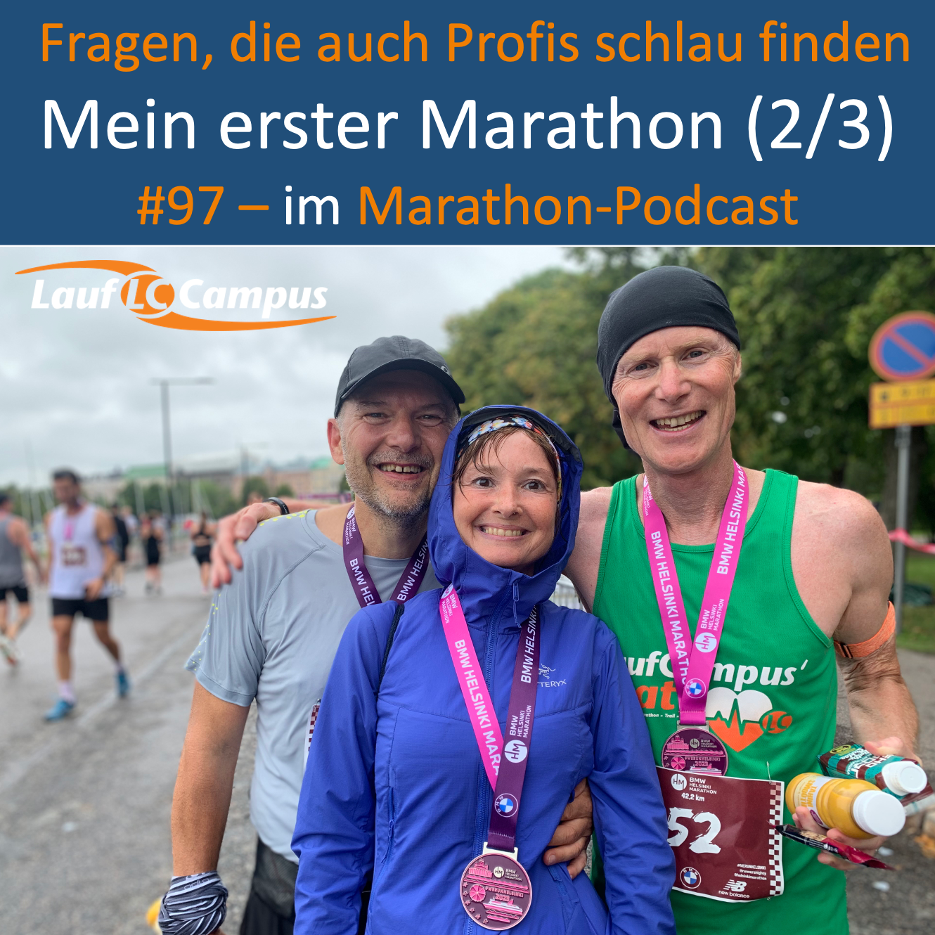 Fragen aus der Laufszene zum ersten Marathon werden im Marathon Podcast von Andreas Butz beantwortet.