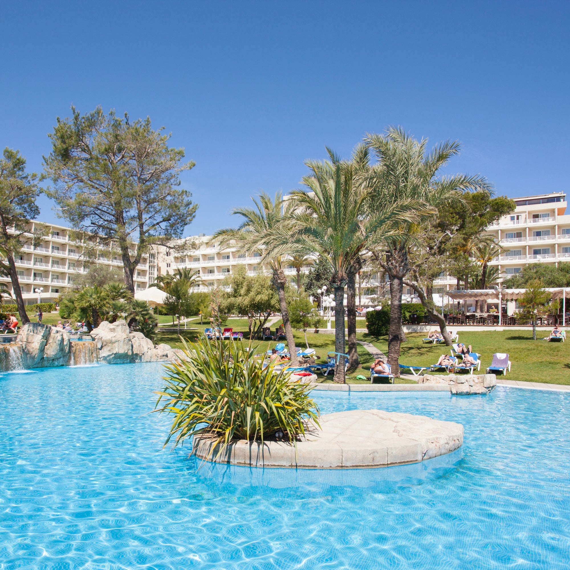 Hier ist das Grupotel Gran Vista & Spa zusehen. Zweimal im Jahr finden hier die Laufcamps auf Mallorca stat