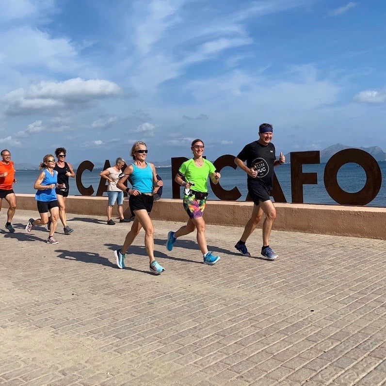 Laufcampus-Teilnehmer die ihren Laufurlaub auf Mallorca genießen