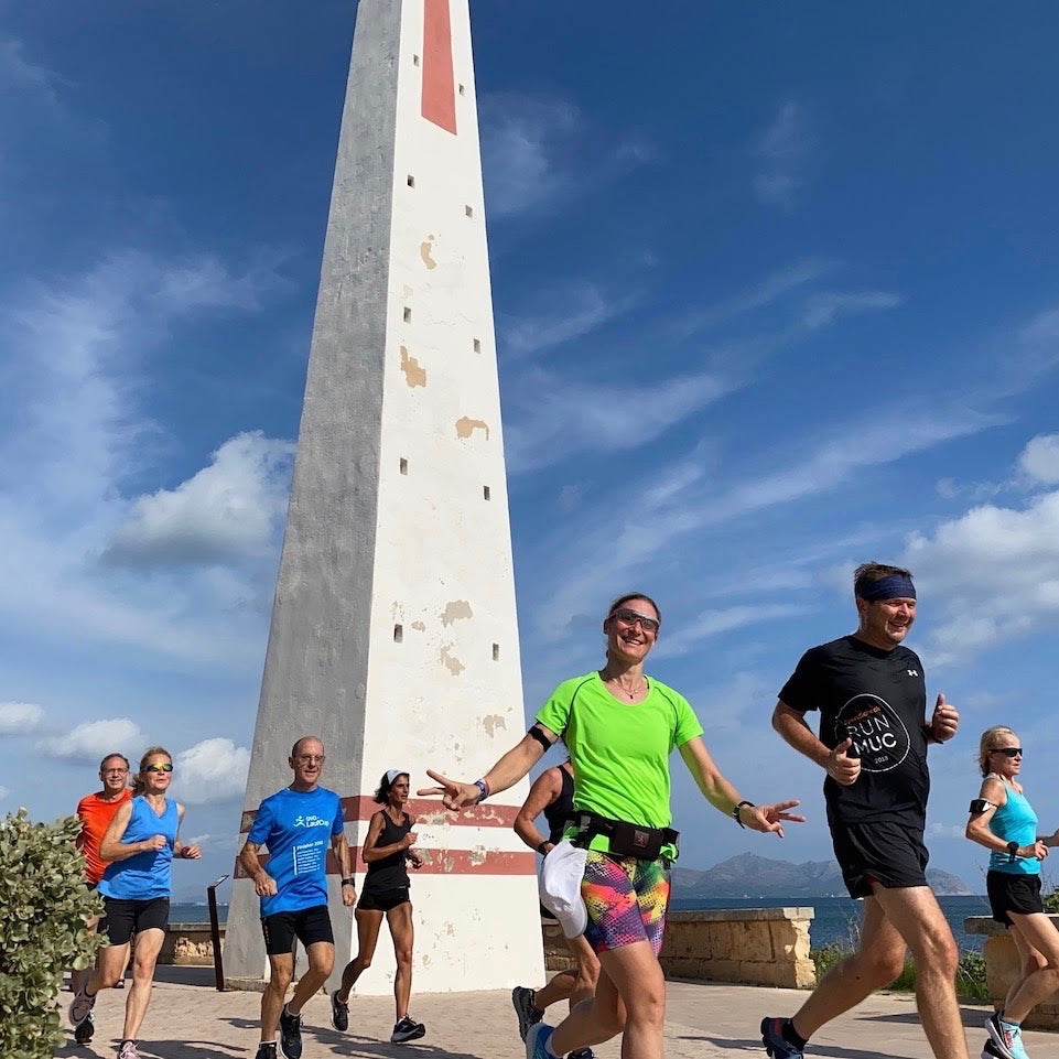 Läuferinnen und Läufer bei den Laufferien auf Mallorca