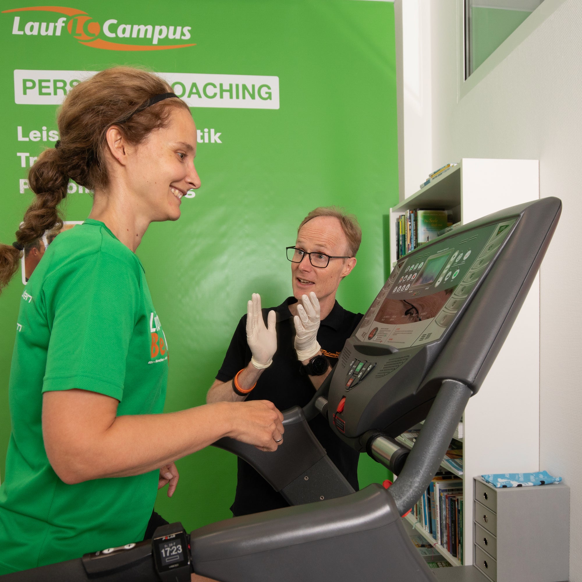 Leistungsdiagnostik mit Laktatmessung als Laufbandstufentest