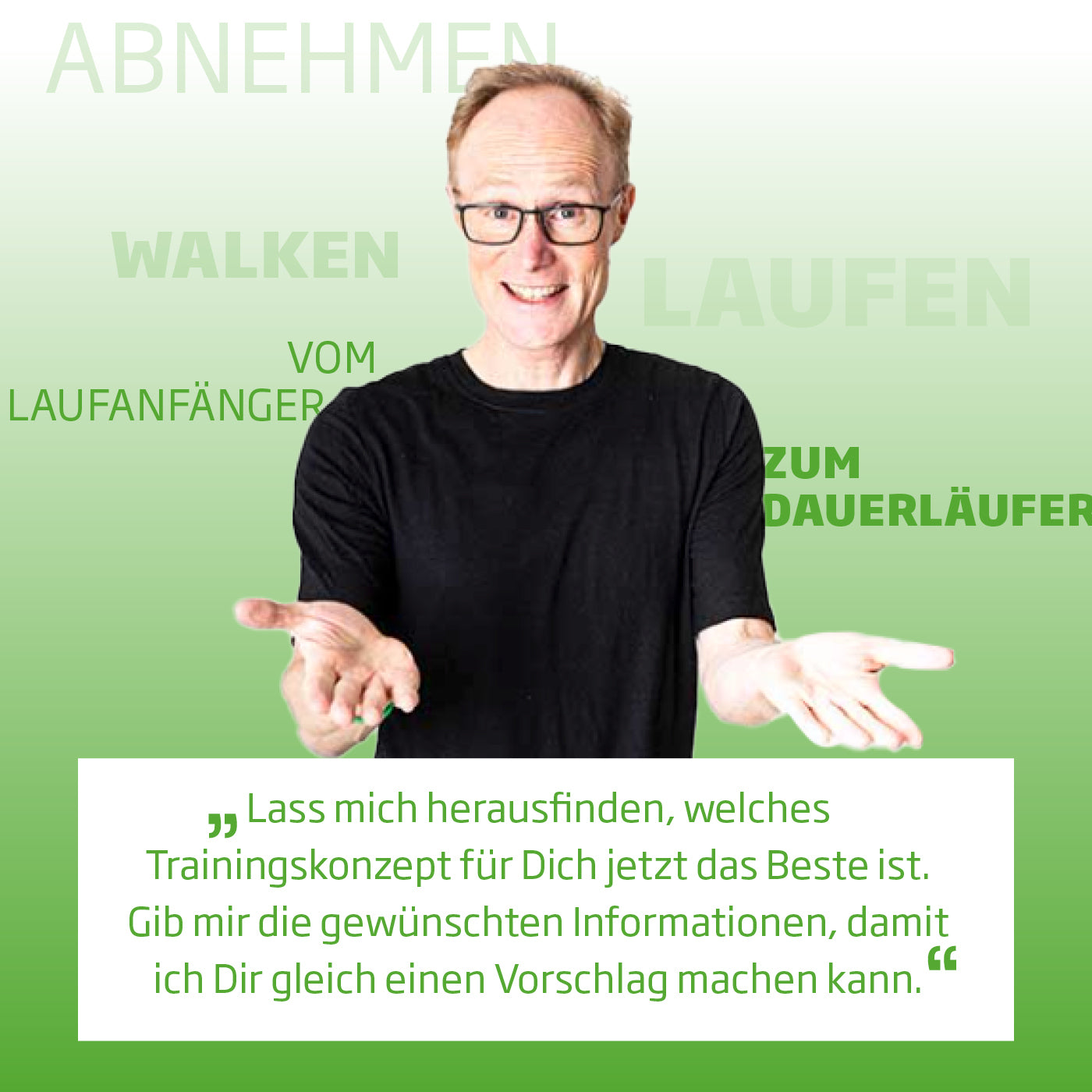 Anamnese für Laufanfänger, Walker und Wiedereinsteiger