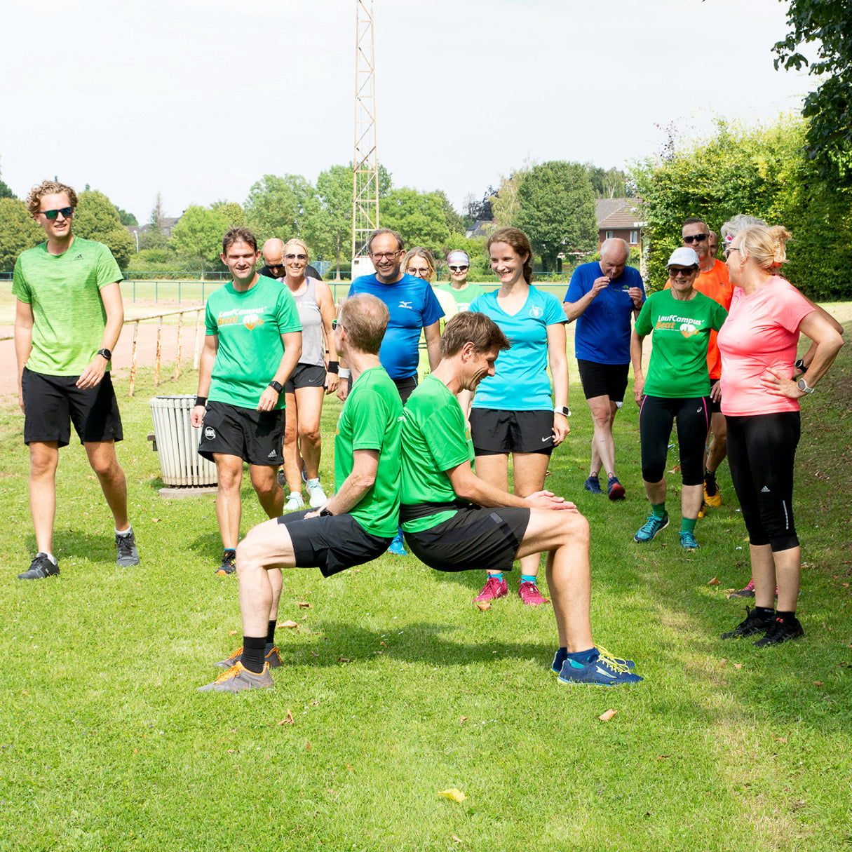 Laufwochenende mit Gruppen unterschiedlicher Leistungsstärke