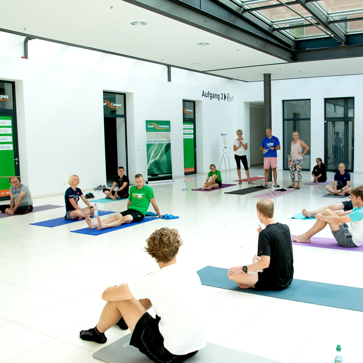 Yoga beim Laufwochenende