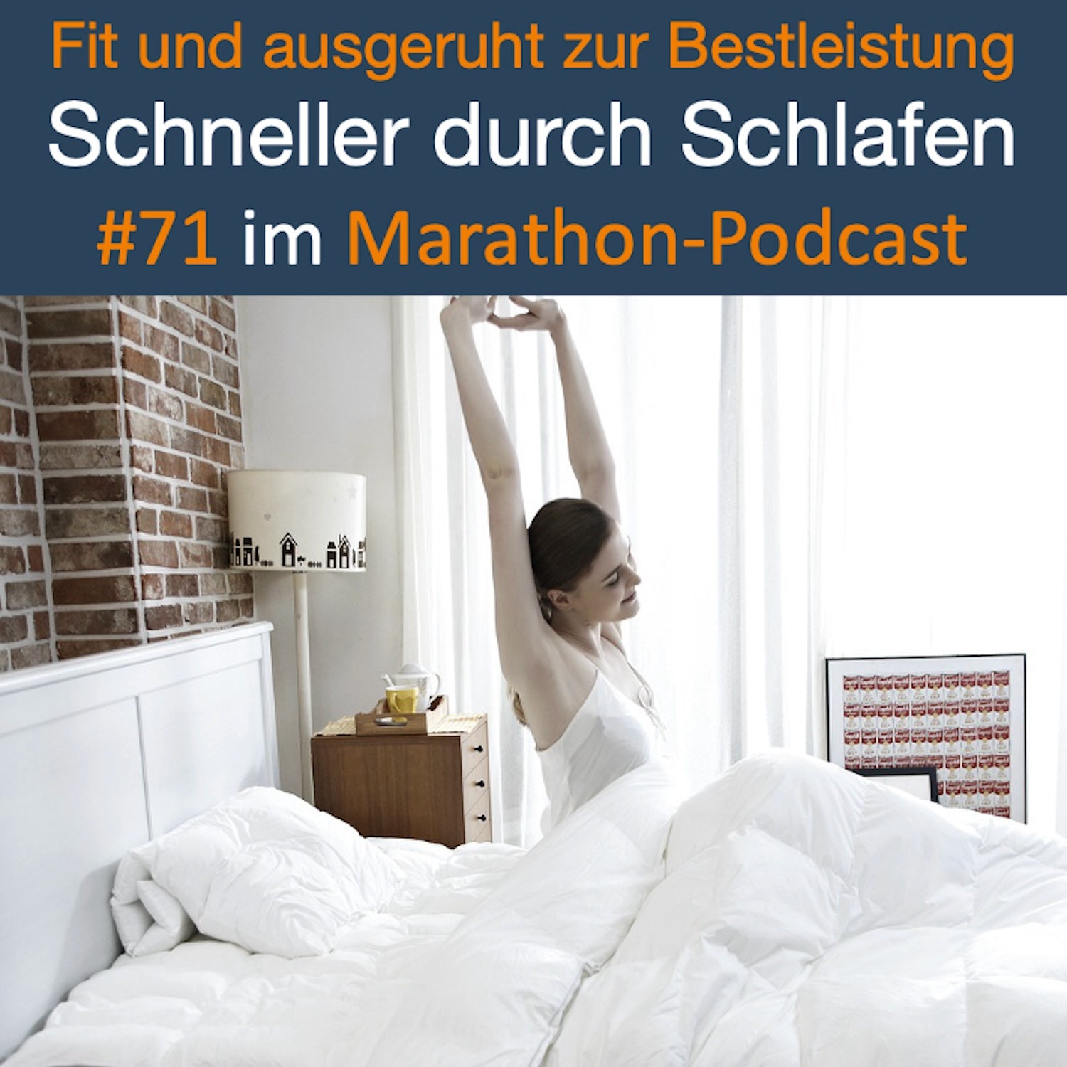 Gesunder und effektiver Schlaf ist das Thema im Marathon Podcast