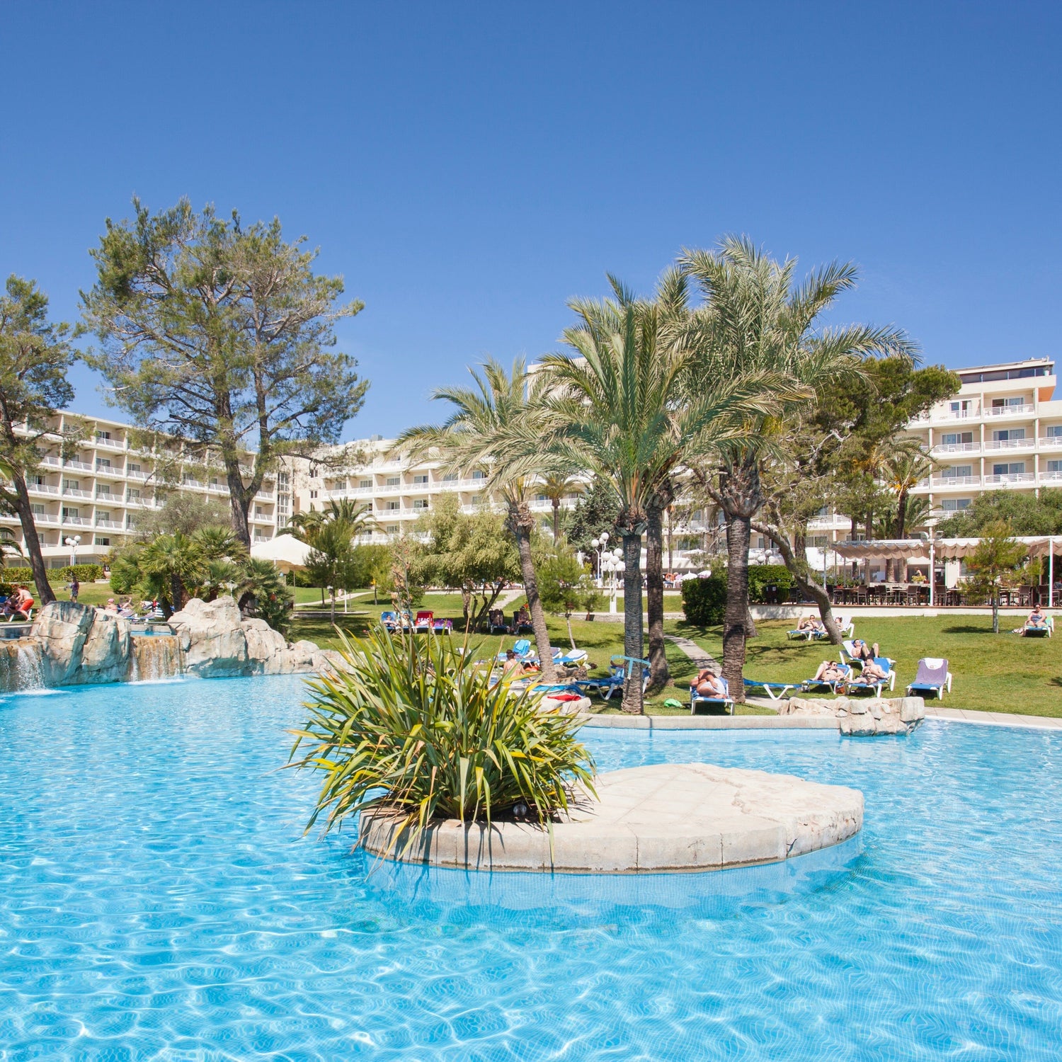 Hier ist das Grupotel Gran Vista & Spa zusehen. Zweimal im Jahr finden hier die Laufcamps auf Mallorca stat