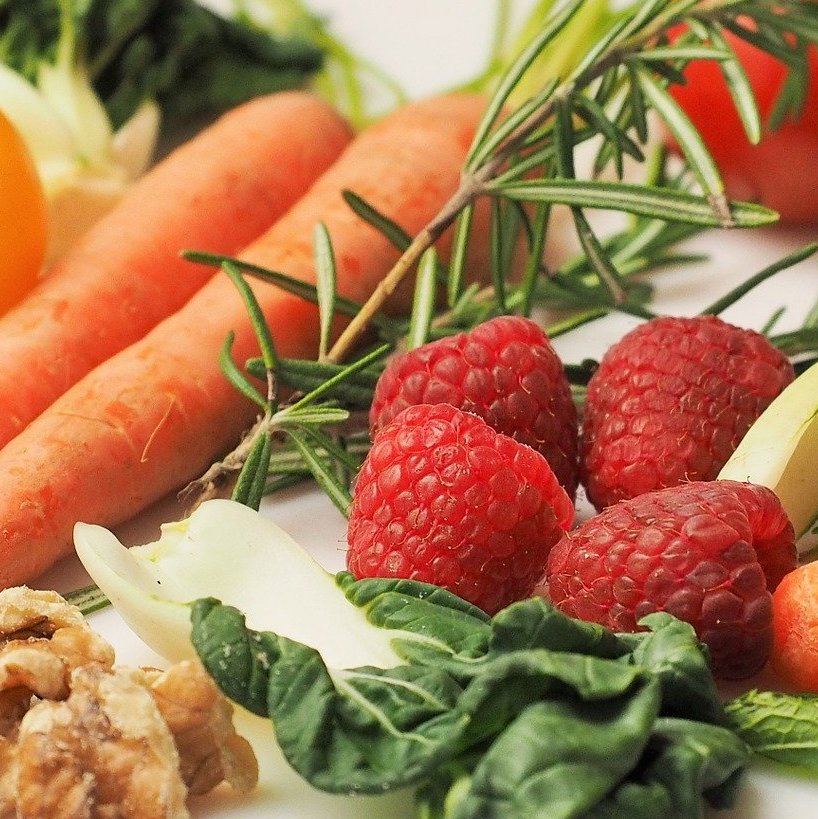Obst und Gemüse sind wichtig für die Ernährung und die somatische Intelligenz. 