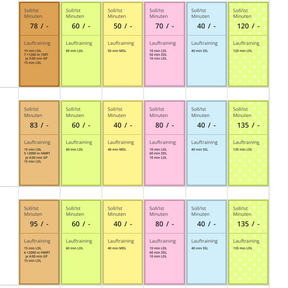 Trainingsplan Halbmarathon unter 1:20 Stunden