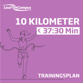 Trainingsplan 10 km unter 37:30 Minuten