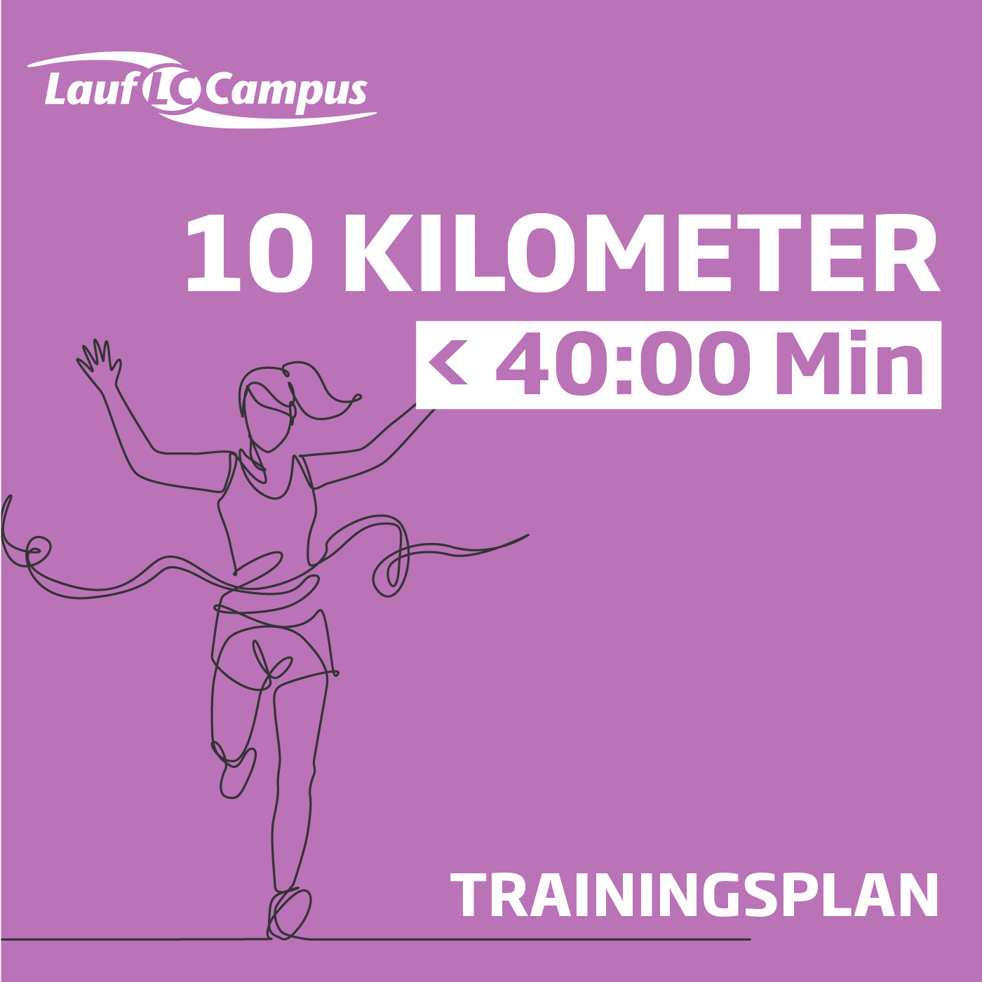 Trainingsplan 10 km unter 40 Minuten