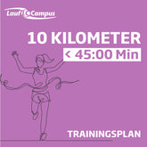 Trainingsplan für 10 Kilometer unter 45 Minuten