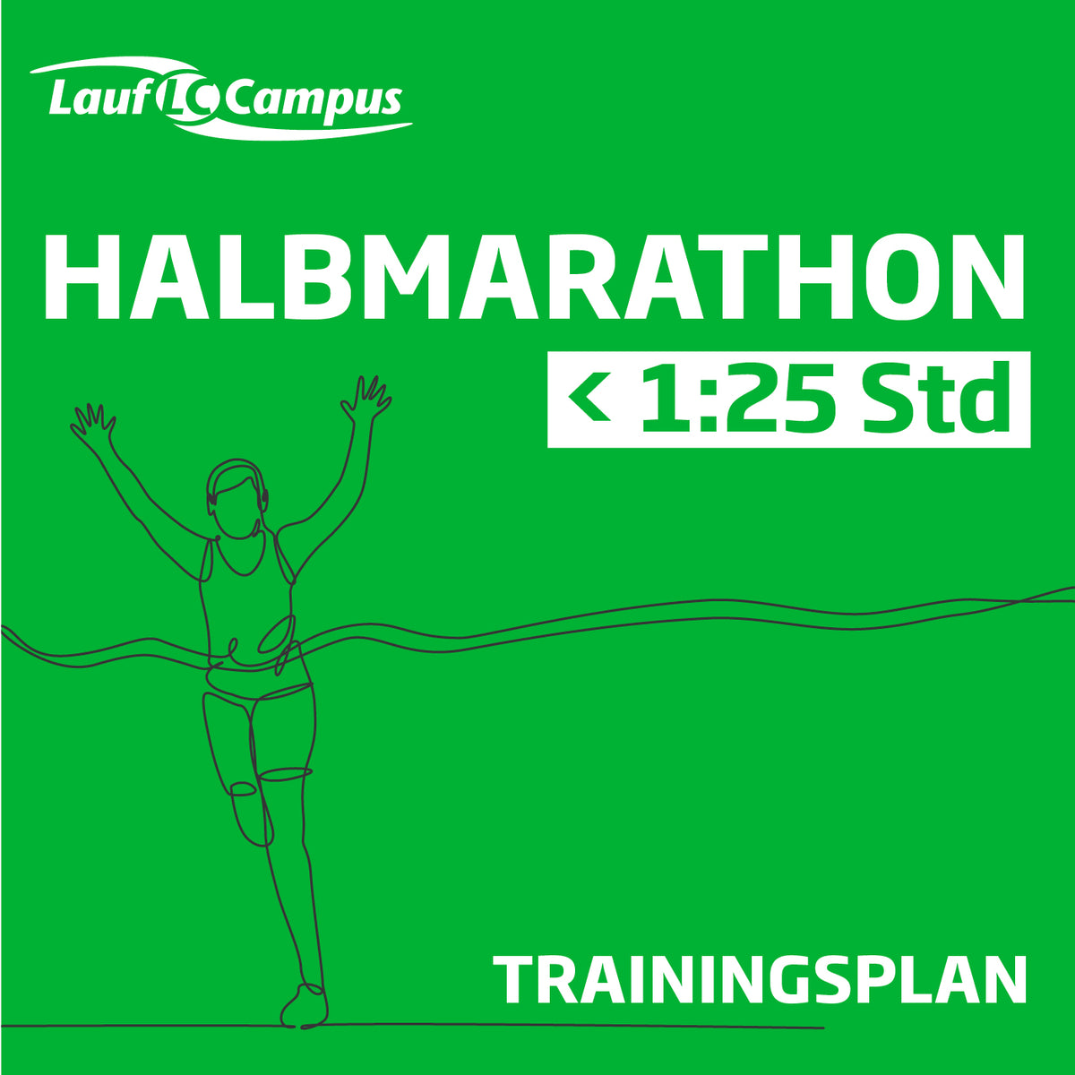 Trainingsplan Halbmarathon unter 1:25 Stunden – Der Laufplan
